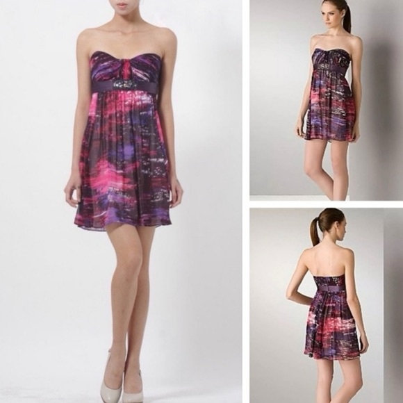 **BCBG SILK DRESS** - Picture 1 of 14